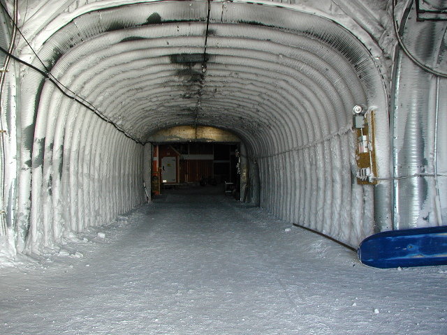Inside the entrance