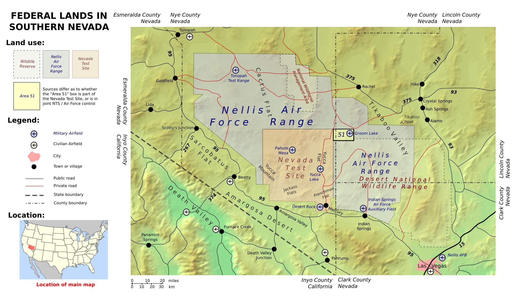 Test site map