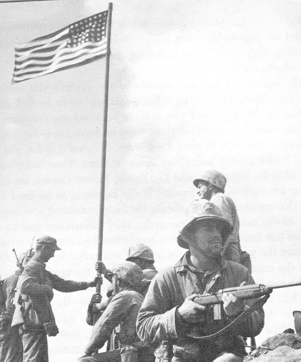 The first flag raising