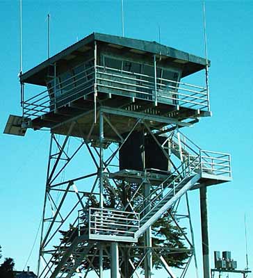 The Brookings fire lookout tower