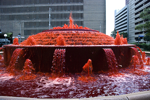 Blood fountain