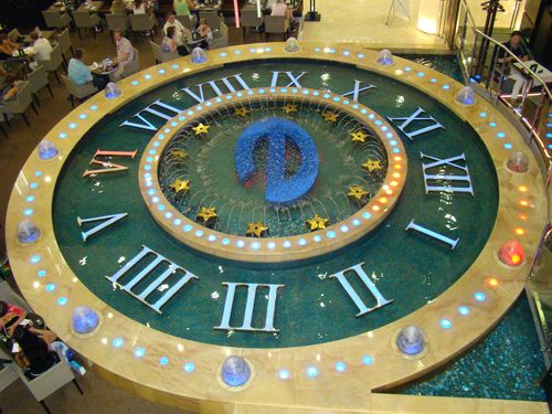 The mall clock