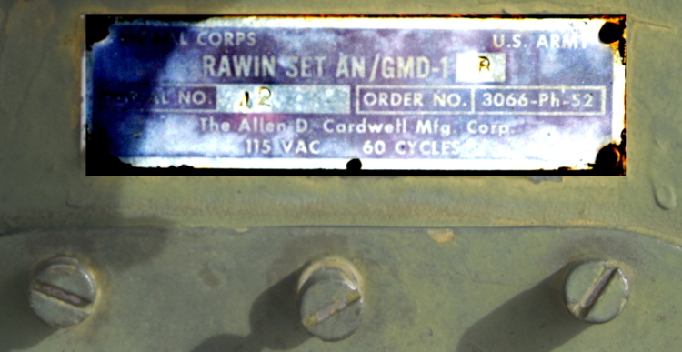 The identification plate