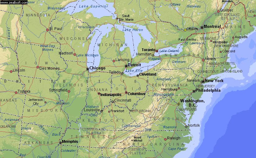 Dowsing map