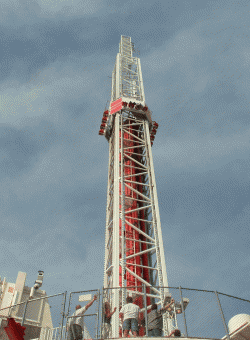 A top the Stratosphere is The Big Shot, which shoots you straight into the  air. I rode it…